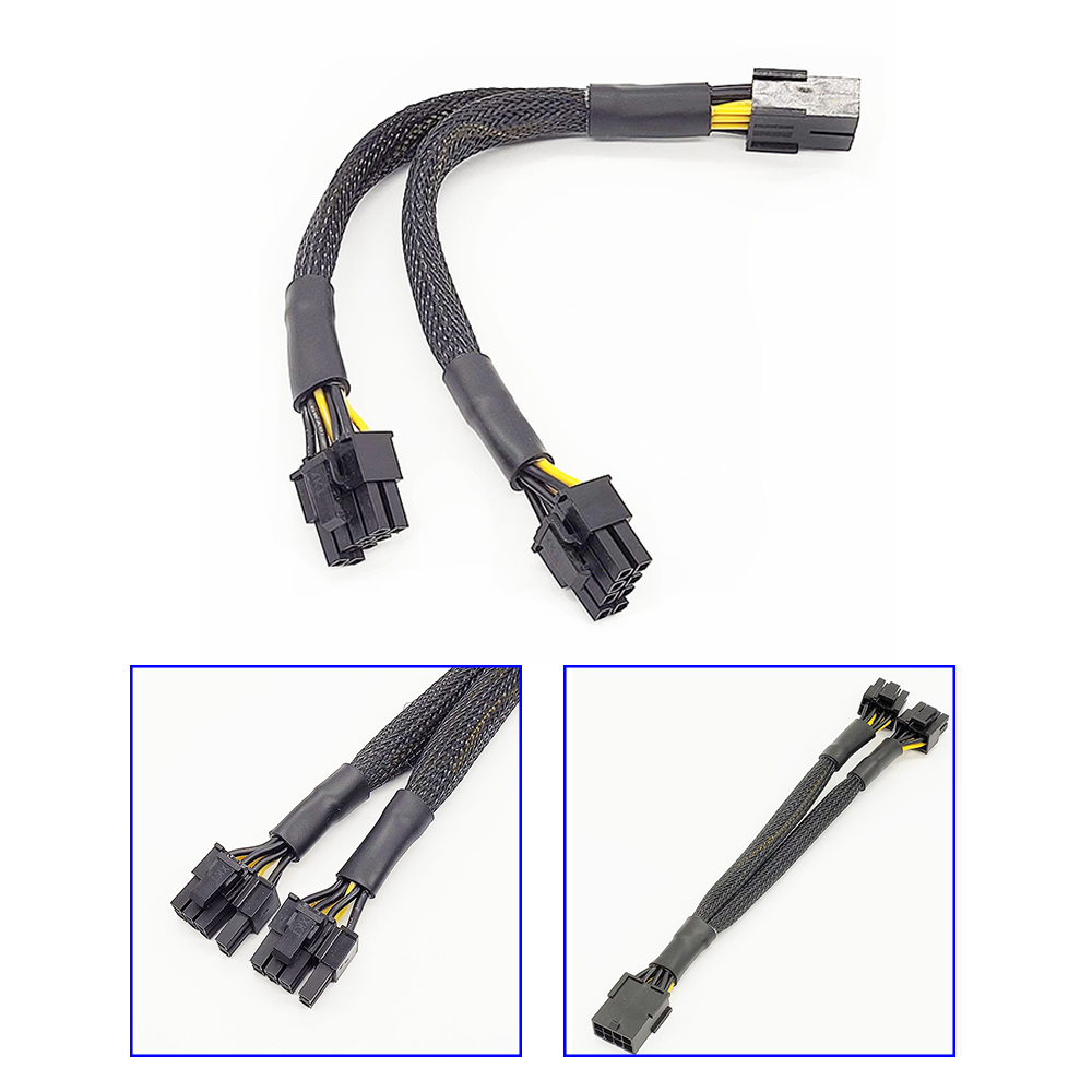 Pcie Extension Cable - PCIe 8 Pin Female to Dual