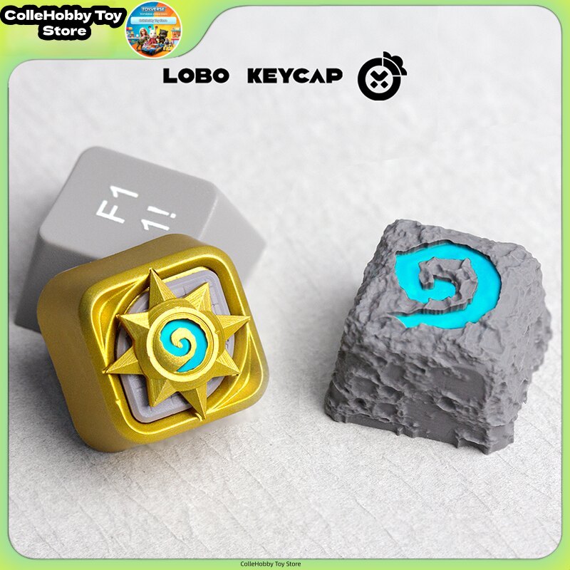 Gaming Accessories Logo - Lobo Keycap Resin Backlit Artisan Keycap