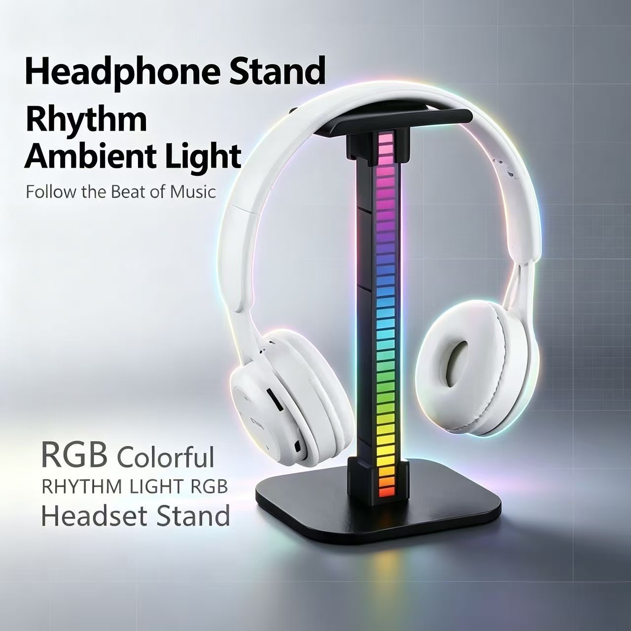 Venom Gaming Accessories - USB Gaming Headphone Stand RGB Rhythm