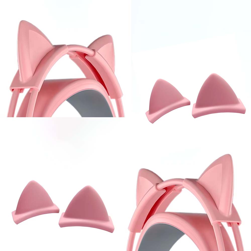 Gaming Accessories Sale - Pink Silicone Cat Ears Pendant for