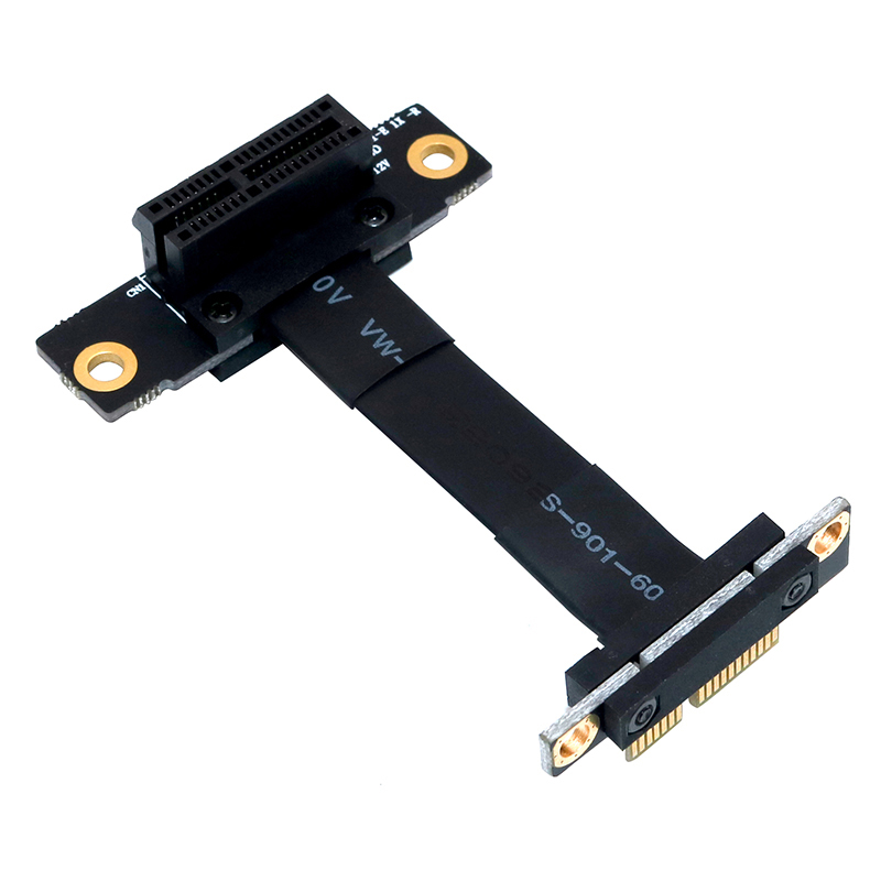 Pcie Extension Cable - PCIE X1 Riser Cable Dual 90