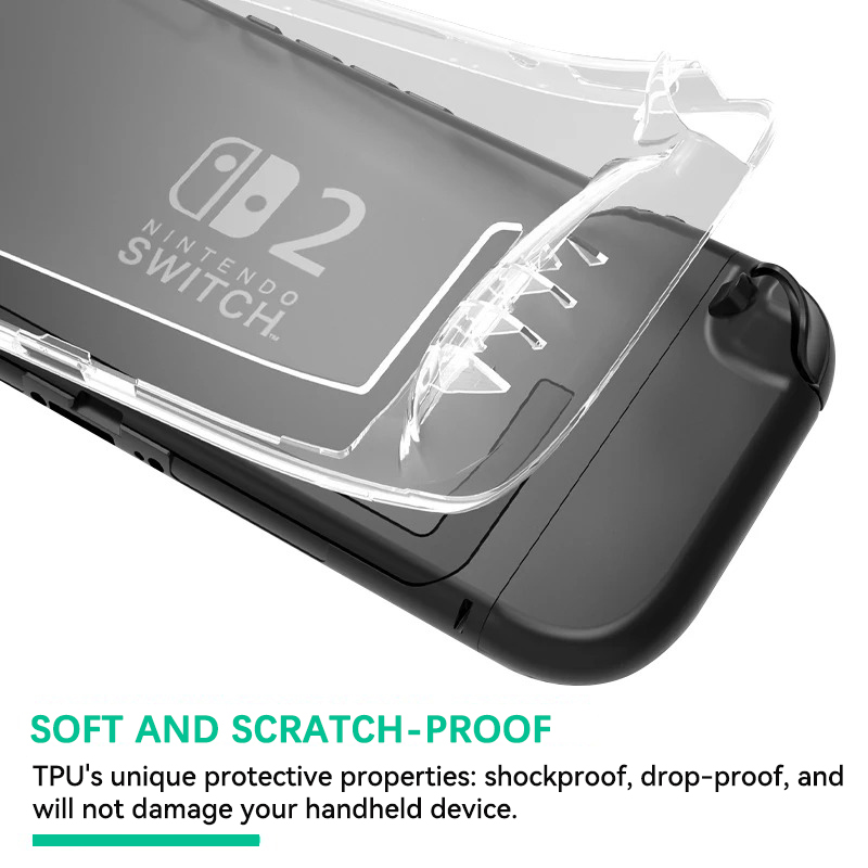 Transparent TPU Case for NS Sw - Gaming Accessories Nintendo Switch 评论和价格