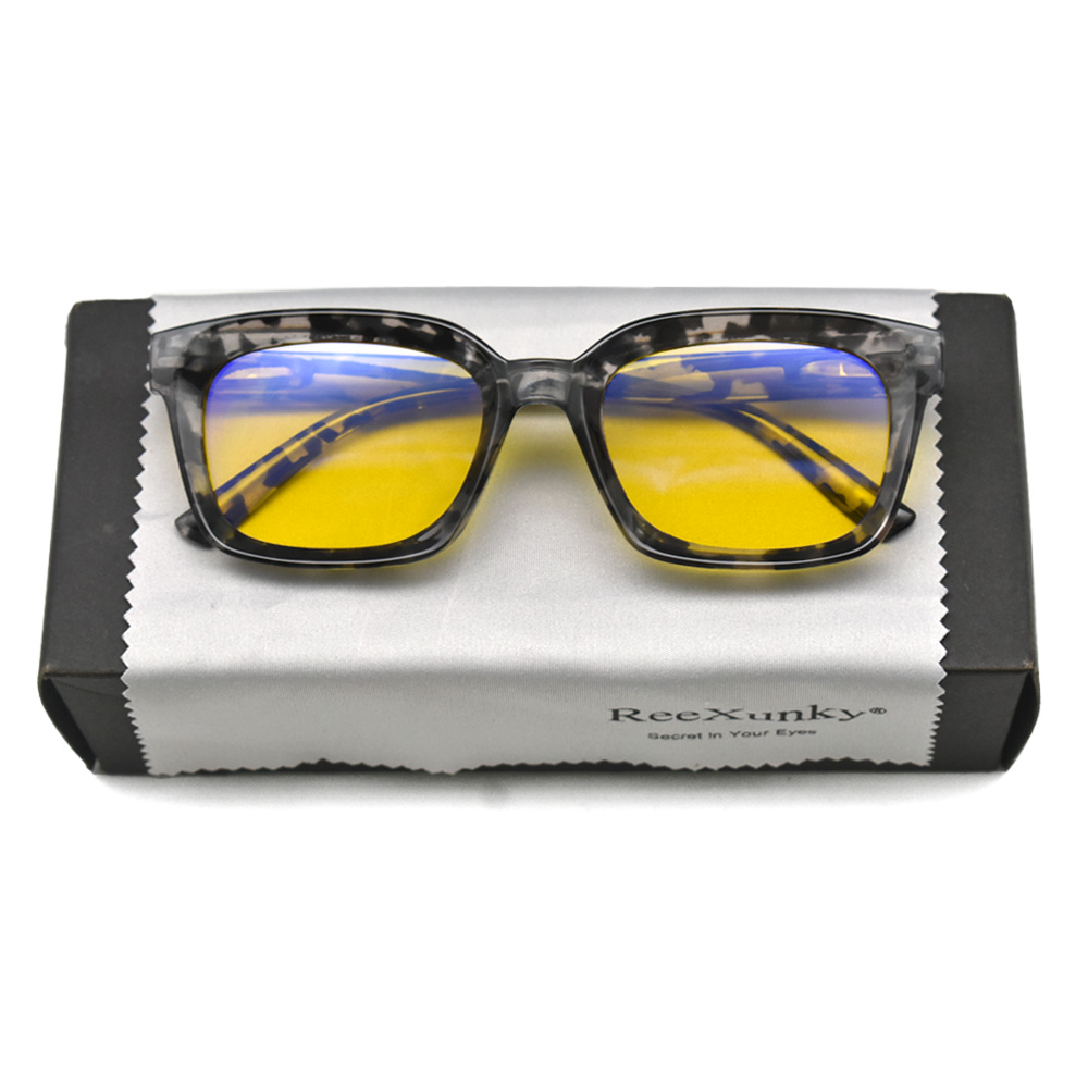 Vintage Blue Light Blocking Co - Gaming Glasses Tinted 评论和价格