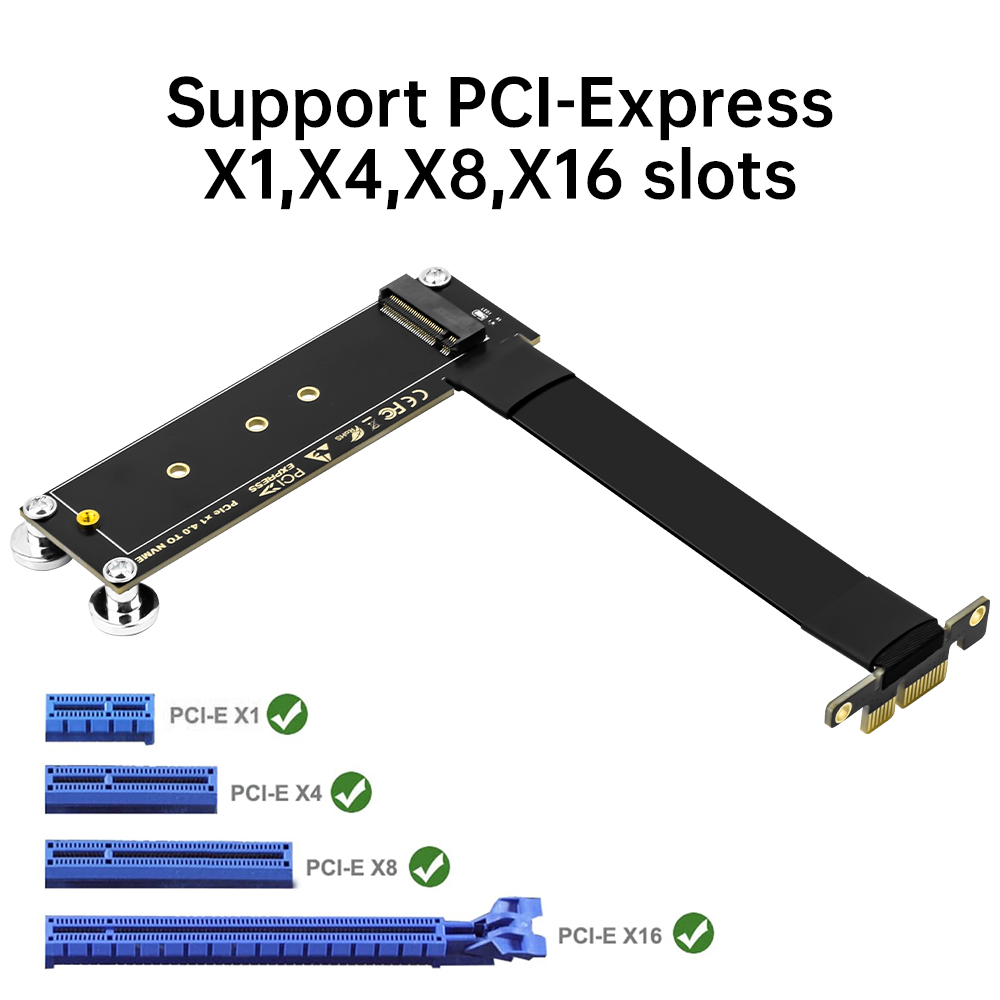 PCI-E 4.0 X1 to M.2 NVMe SSD R - Pcie Extension Cable 评论和价格