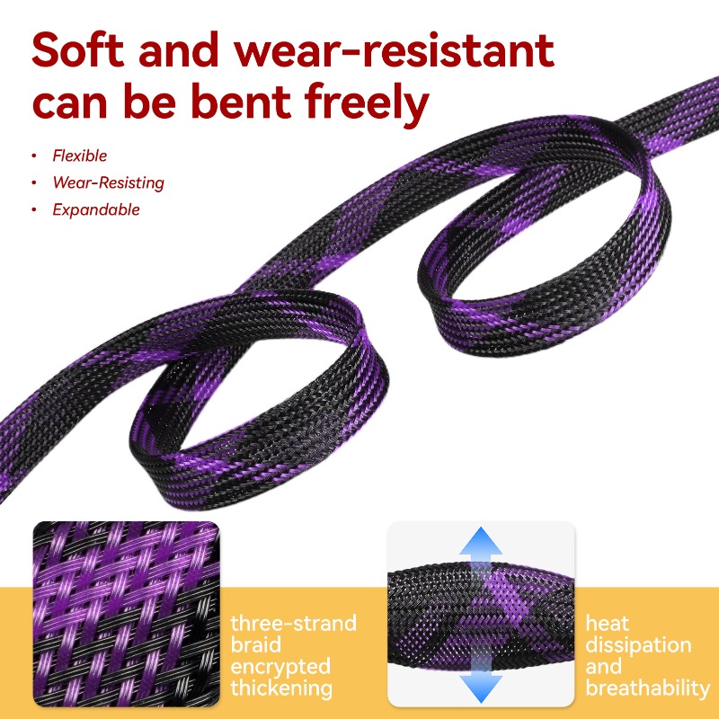 3/5M PET Insulated Braided Cab - Sleeved Cable Kit 评论和价格