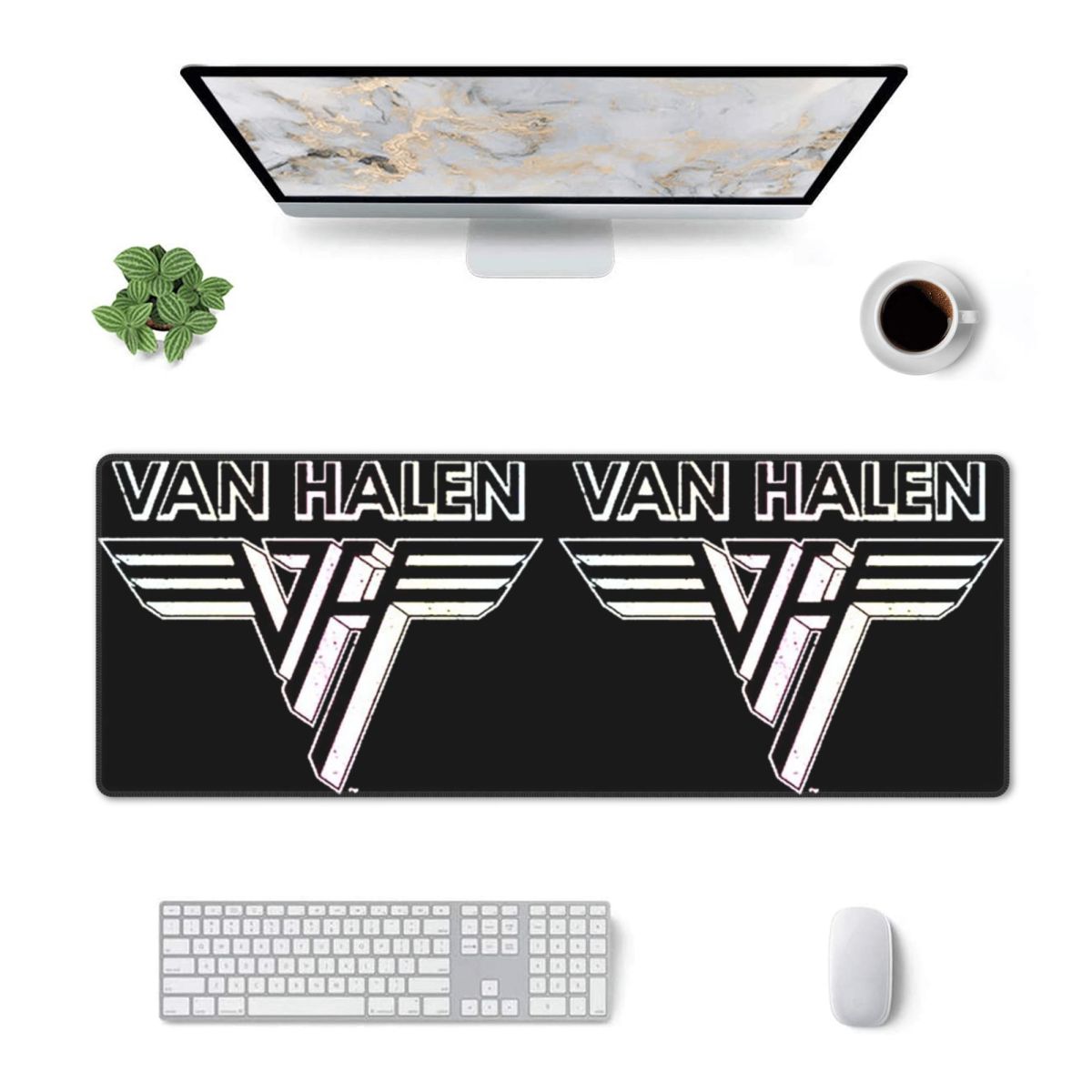 Large Mouse Pad Van Halen 5150 - Gaming Accessories Logo 评论和价格