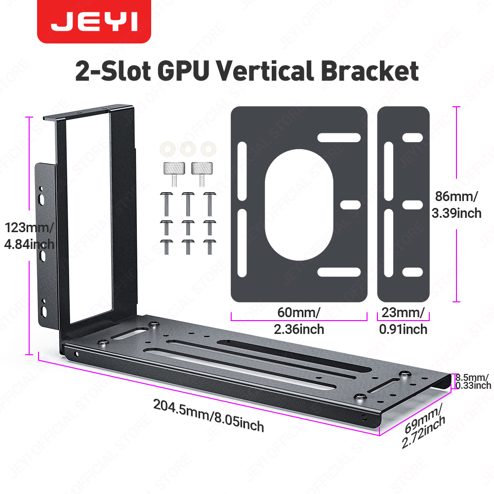 JEYI Vertical Graphics Card Mo - Pcie Extension Cable 评论和价格