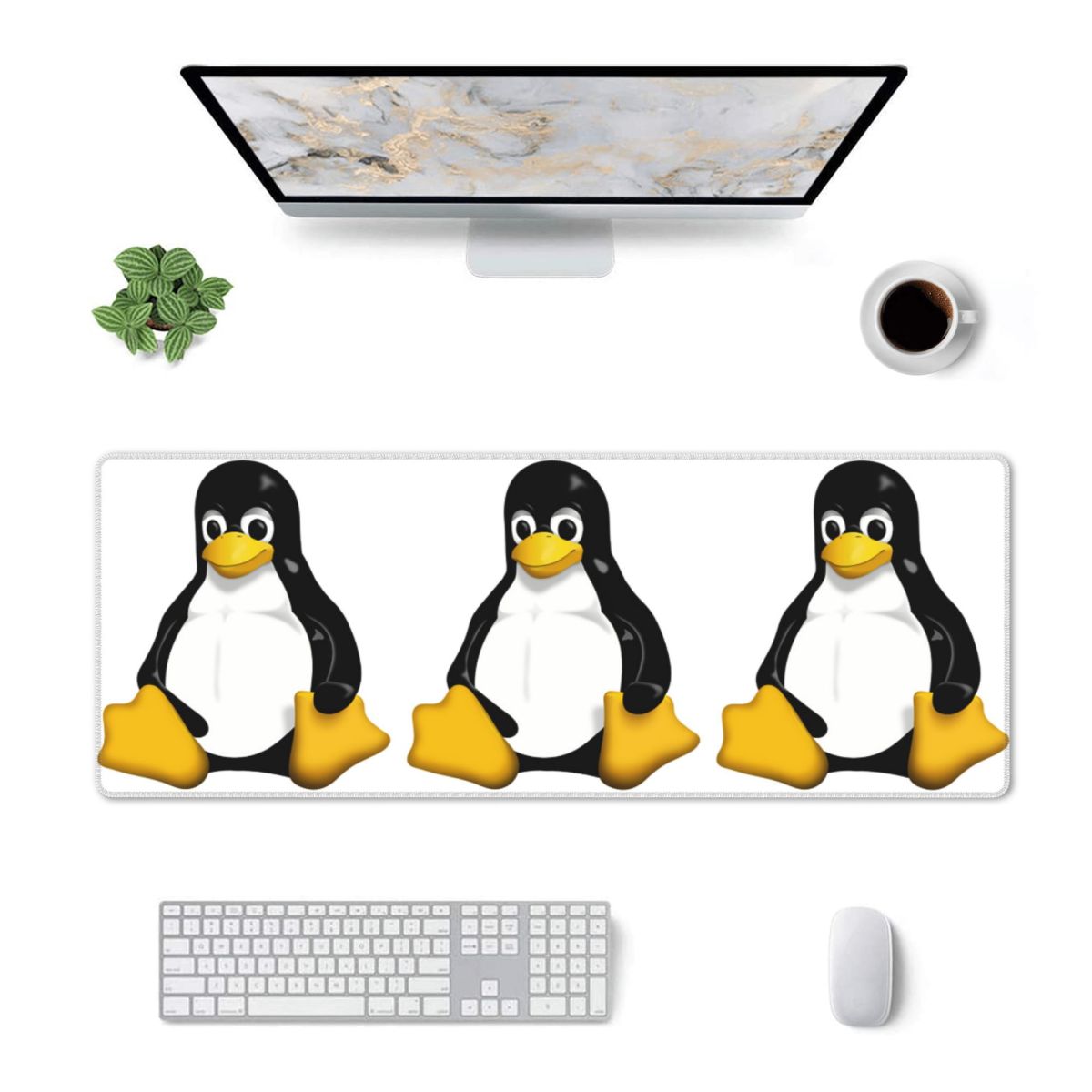 Large Mouse Pad Linux Logo Gam - Gaming Accessories Logo 评论和价格