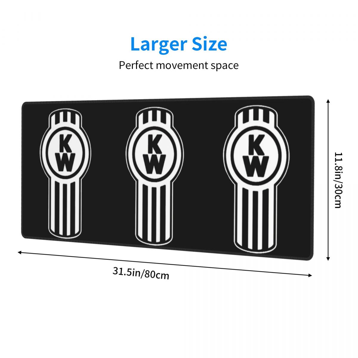 Large Mouse Pad Kenworth Truck - Gaming Accessories Logo 评论和价格