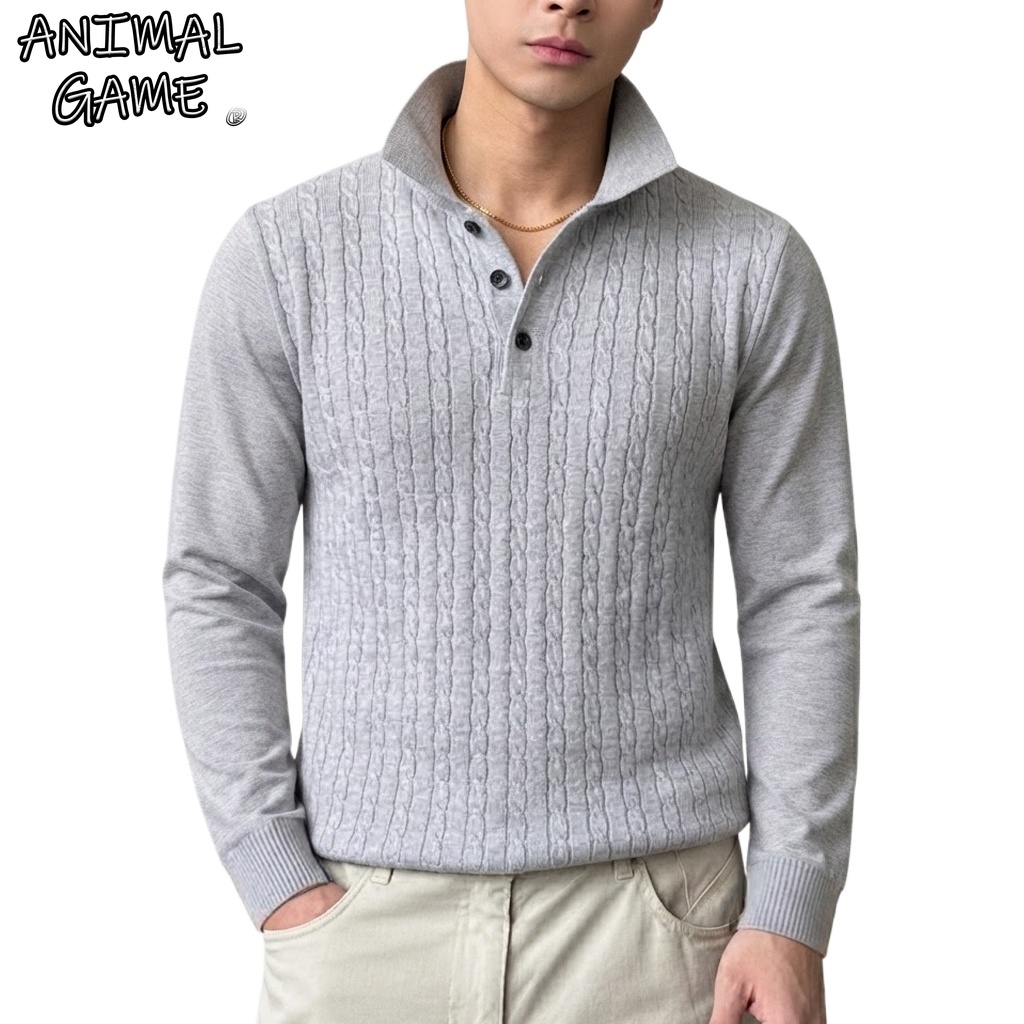 Autumn Men's Casual Cable Knit - Sleeved Cable Kit 评论和价格