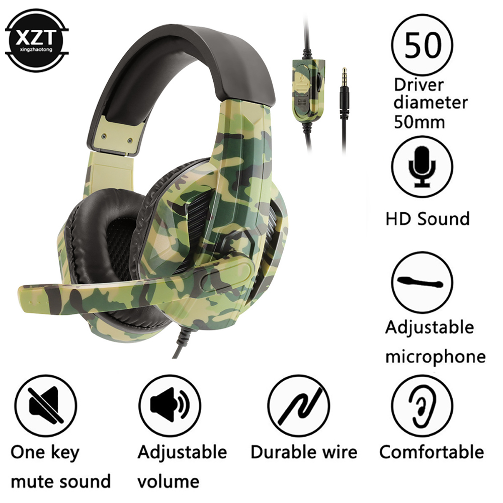 Camouflage Gaming Headset 3.5m - Venom Gaming Accessories 评论和价格