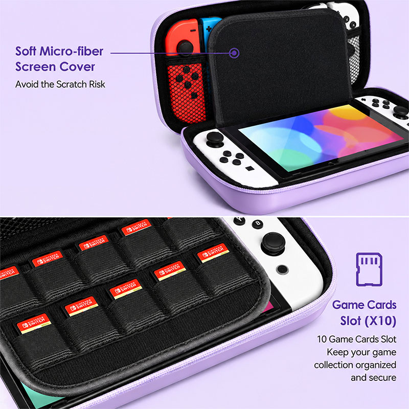 Macaron Color Hard Storage Bag - Gaming Accessories Nintendo Switch 评论和价格