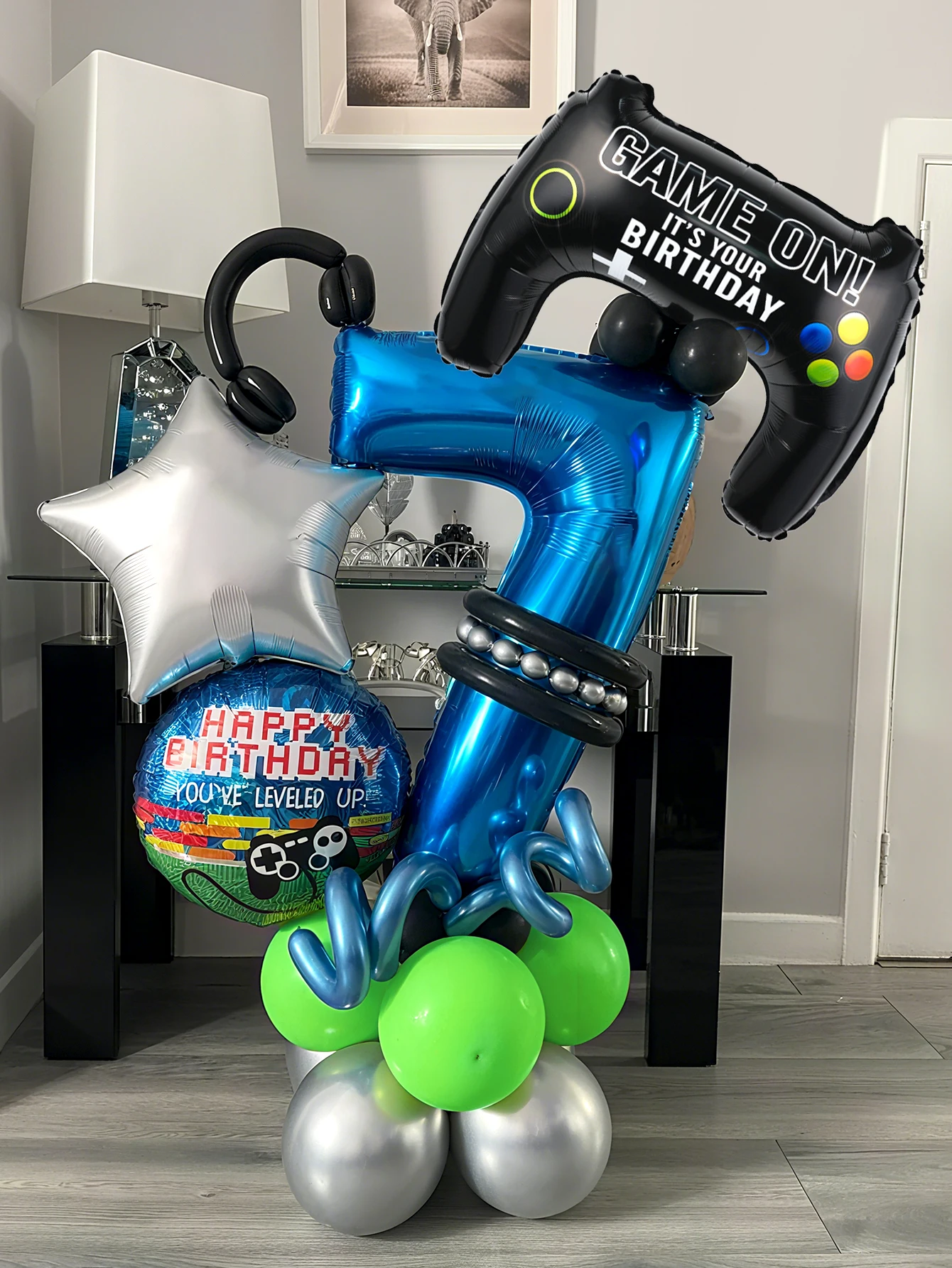 32PCS Game Theme Birthday Numb - Gaming Accessories Room 评论和价格