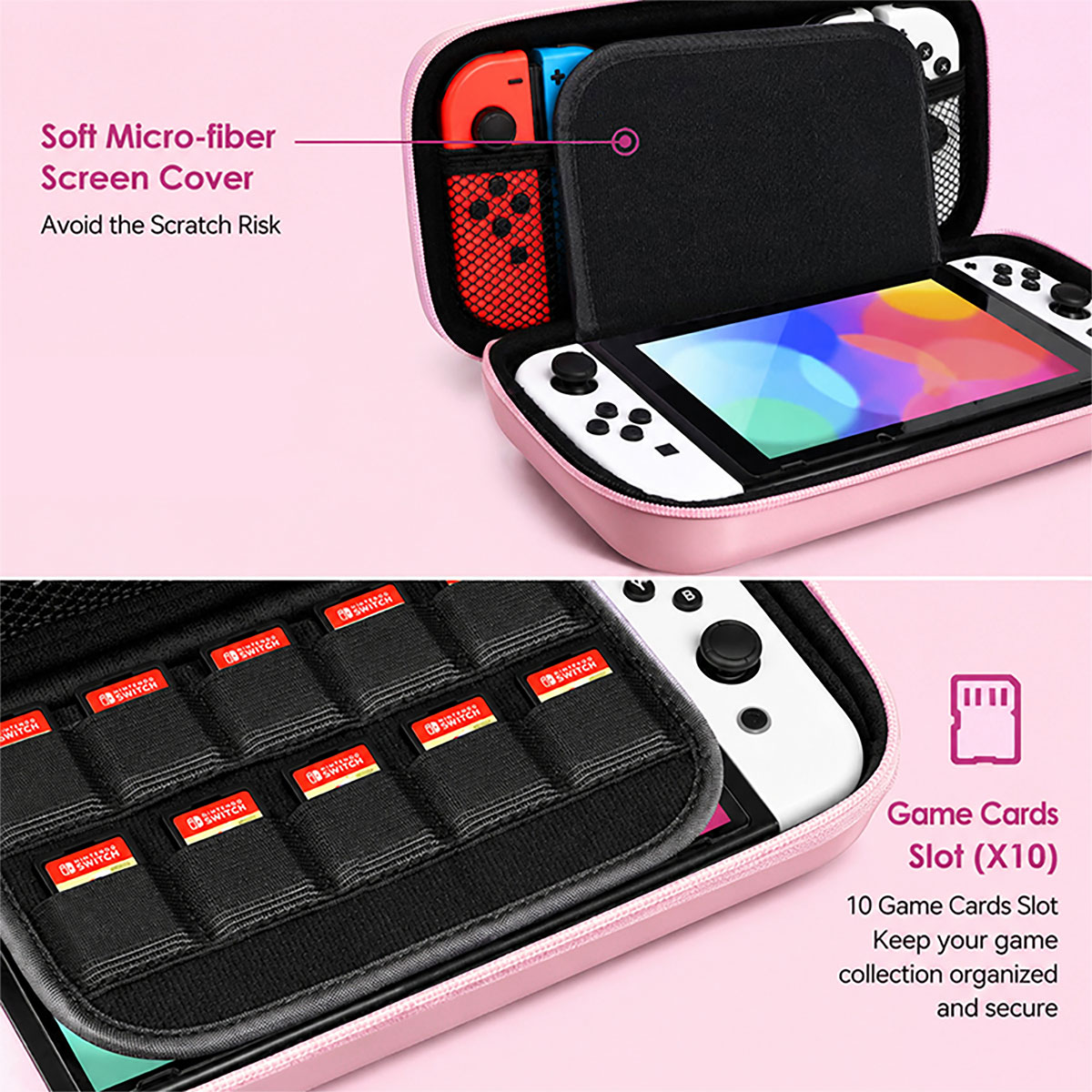Portable Carrying Case Portabl - Gaming Accessories Nintendo Switch 评论和价格